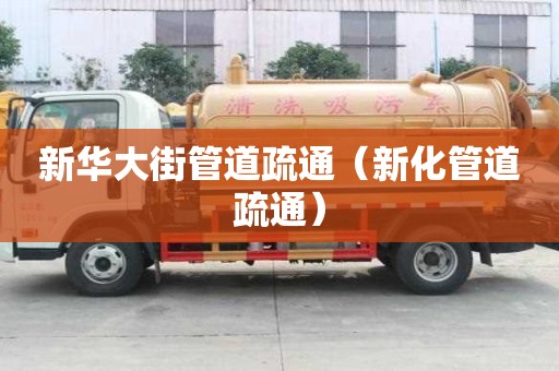 新华大街管道疏通（新化管道疏通）
