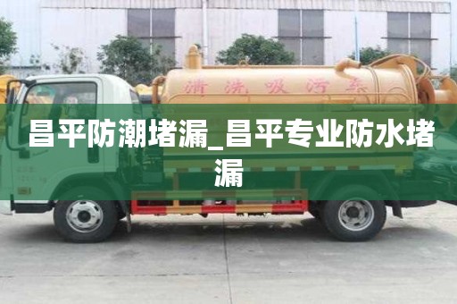 昌平防潮堵漏_昌平专业防水堵漏