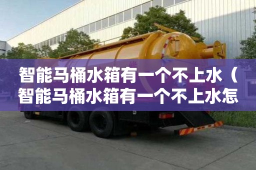 智能马桶水箱有一个不上水（智能马桶水箱有一个不上水怎么办）