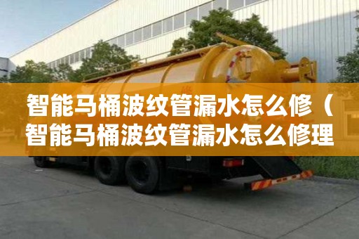 智能马桶波纹管漏水怎么修（智能马桶波纹管漏水怎么修理）