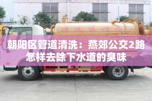 朝阳区管道清洗：燕郊公交2路怎样去除下水道的臭味