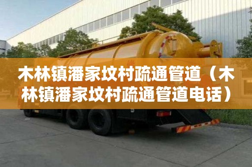 木林镇潘家坟村疏通管道（木林镇潘家坟村疏通管道电话）