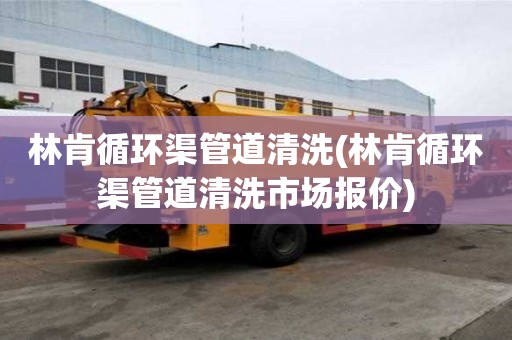 林肯循环渠管道清洗(林肯循环渠管道清洗市场报价)