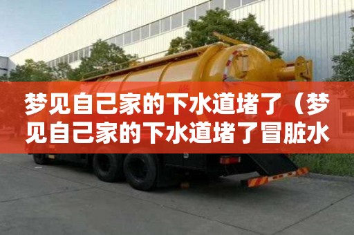 梦见自己家的下水道堵了（梦见自己家的下水道堵了冒脏水）