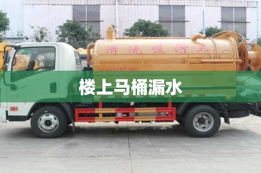 楼上马桶漏水