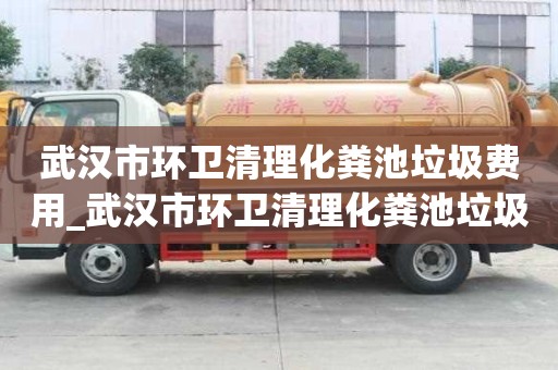 武汉市环卫清理化粪池垃圾费用_武汉市环卫清理化粪池垃圾费用多少