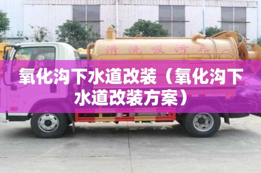 氧化沟下水道改装（氧化沟下水道改装方案）