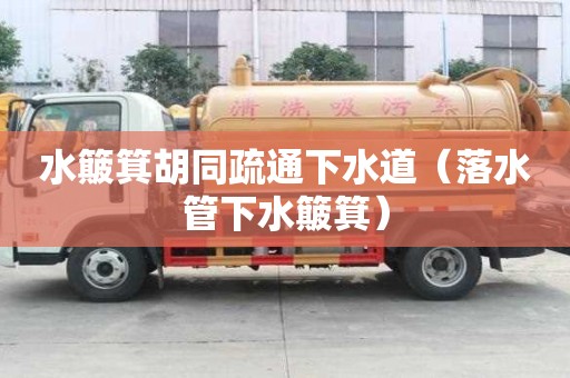 水簸箕胡同疏通下水道（落水管下水簸箕）