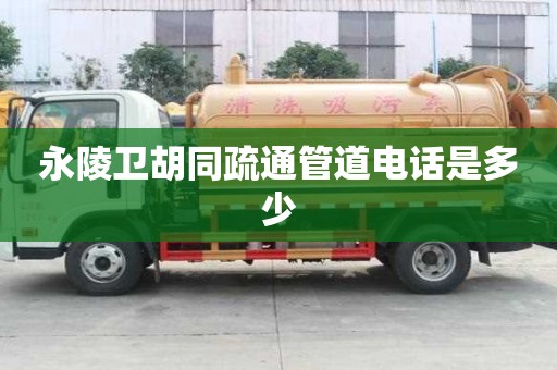 永陵卫胡同疏通管道电话是多少