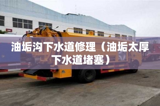 油垢沟下水道修理（油垢太厚下水道堵塞）
