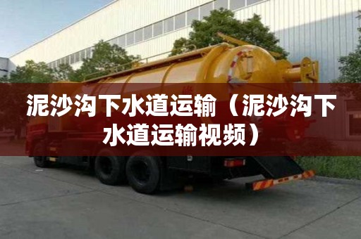 泥沙沟下水道运输(泥沙沟下水道运输视频) 泥沙沟下水道运输(泥沙沟下水道运输视频)