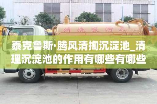 泰克鲁斯·腾风清掏沉淀池_清理沉淀池的作用有哪些有哪些讲究细节