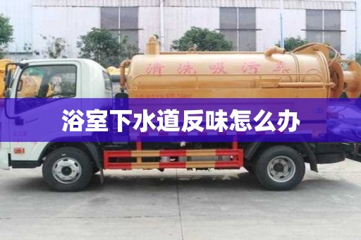 浴室下水道反味怎么办