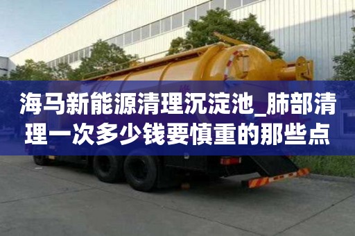 海马新能源清理沉淀池_肺部清理一次多少钱要慎重的那些点