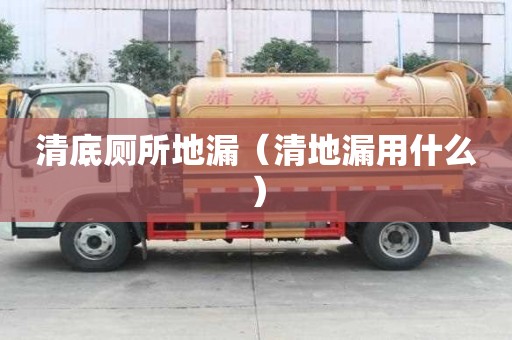 清底厕所地漏(清地漏用什么) 清底厕所地漏(清地漏用什么)