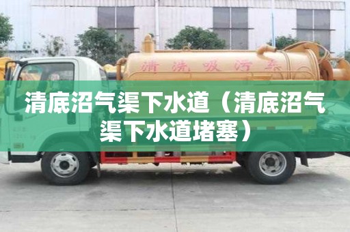 清底沼气渠下水道（清底沼气渠下水道堵塞）