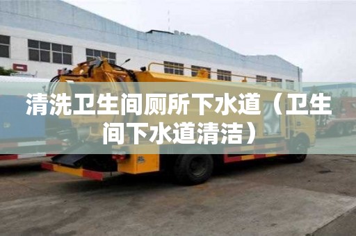 清洗卫生间厕所下水道（卫生间下水道清洁）