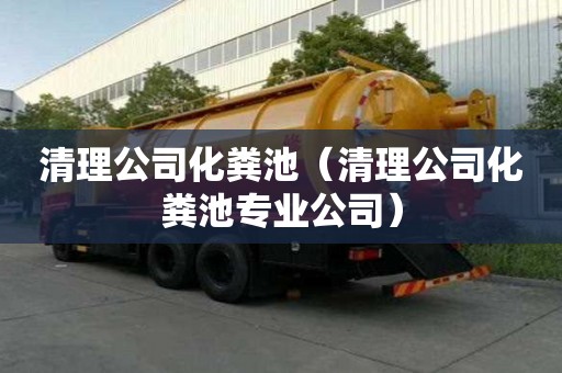 清理公司化粪池（清理公司化粪池专业公司）