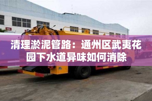 清理淤泥管路：通州区武夷花园下水道异味如何消除