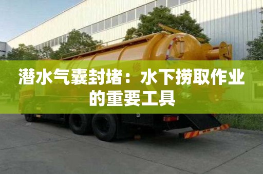 潜水气囊封堵：水下捞取作业的重要工具