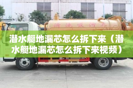 潜水艇地漏芯怎么拆下来（潜水艇地漏芯怎么拆下来视频）