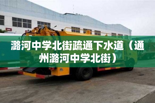 潞河中学北街疏通下水道（通州潞河中学北街）
