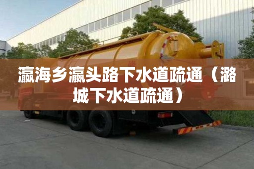 瀛海乡瀛头路下水道疏通（潞城下水道疏通）