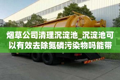 烟草公司清理沉淀池_沉淀池可以有效去除氮磷污染物吗能带来哪些优势