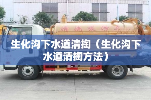 生化沟下水道清掏（生化沟下水道清掏方法）