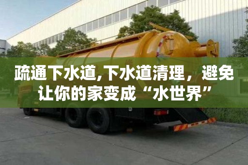 疏通下水道,下水道清理，避免让你的家变成“水世界”