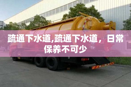疏通下水道,疏通下水道，日常保养不可少