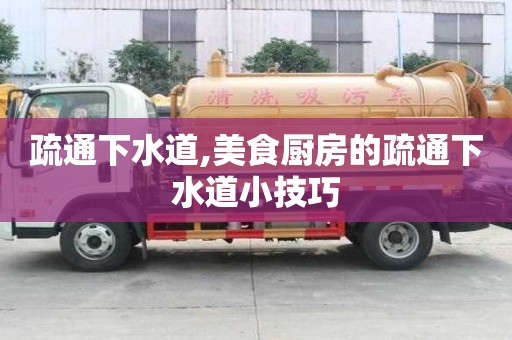疏通下水道,美食厨房的疏通下水道小技巧