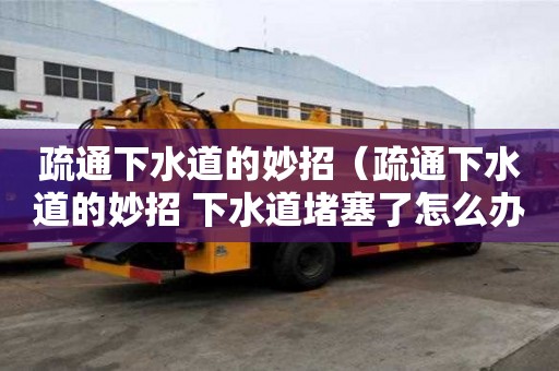 疏通下水道的妙招（疏通下水道的妙招 下水道堵塞了怎么办）