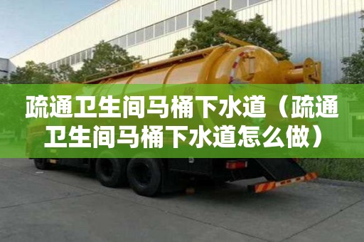 疏通卫生间马桶下水道（疏通卫生间马桶下水道怎么做）