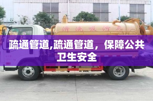 疏通管道,疏通管道，保障公共卫生安全