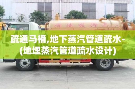 疏通马桶,地下蒸汽管道疏水-(地埋蒸汽管道疏水设计)