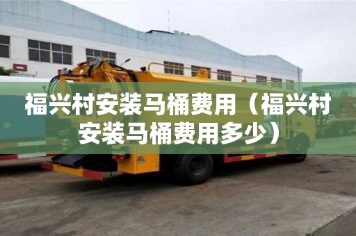 福兴村安装马桶费用（福兴村安装马桶费用多少）
