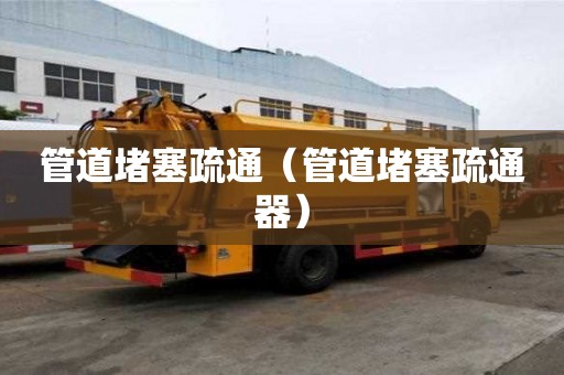 管道堵塞疏通（管道堵塞疏通器）