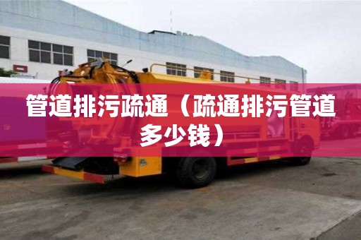 管道排污疏通（疏通排污管道多少钱）