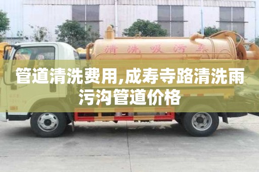 管道清洗费用,成寿寺路清洗雨污沟管道价格