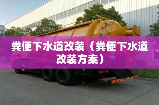 粪便下水道改装（粪便下水道改装方案）