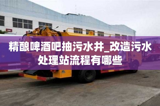 精酿啤酒吧抽污水井_改造污水处理站流程有哪些