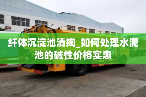 纤体沉淀池清掏_如何处理水泥池的碱性价格实惠