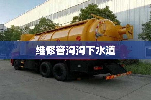 维修窨沟沟下水道