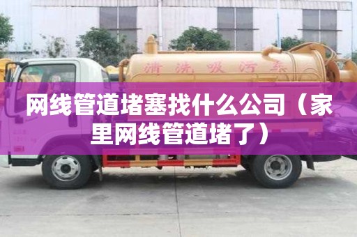 网线管道堵塞找什么公司（家里网线管道堵了）