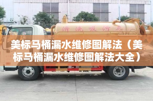 美标马桶漏水维修图解法（美标马桶漏水维修图解法大全）