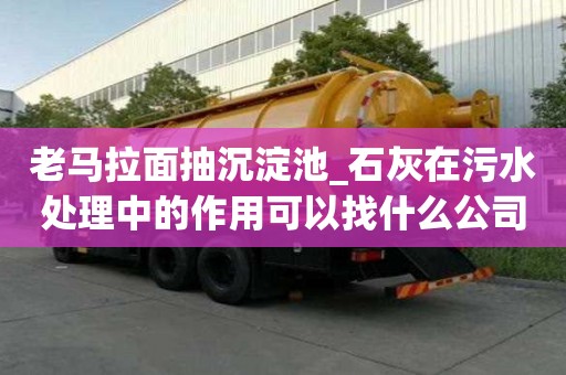 老马拉面抽沉淀池_石灰在污水处理中的作用可以找什么公司