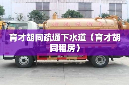 育才胡同疏通下水道（育才胡同租房）