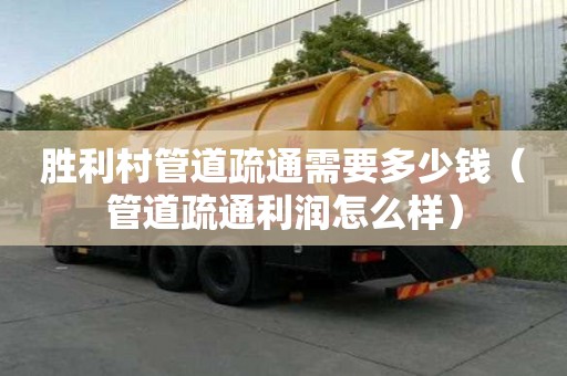 胜利村管道疏通需要多少钱(管道疏通利润怎么样) 胜利村管道疏通需要多少钱(管道疏通利润怎么样)