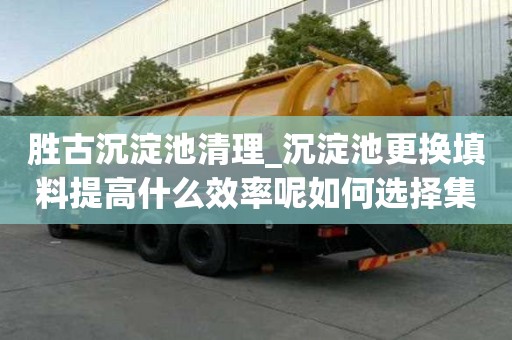 胜古沉淀池清理_沉淀池更换填料提高什么效率呢如何选择集合